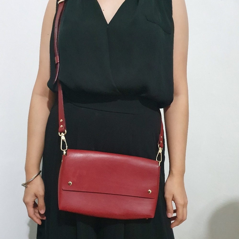 Minima real leather bag